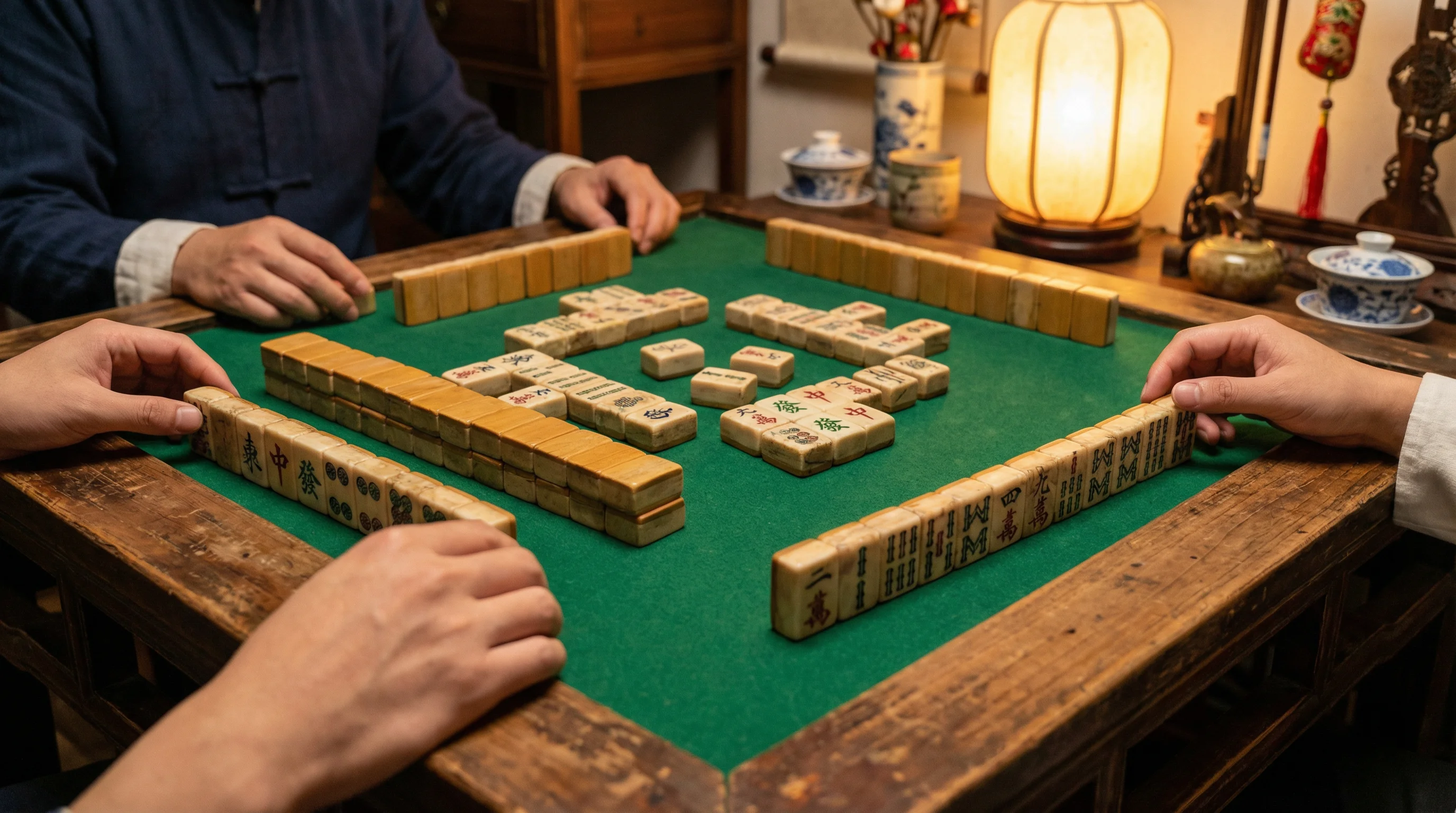 问鼎棋牌游戏麻将对战画面